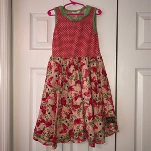 Matilda Jane pink butterfly dress size 10